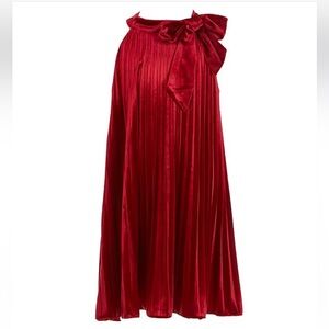 GB
Social Big Girls  Velvet Bow Neck Dress